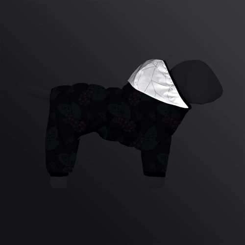 Комбинезон для собак WAUDOG Clothes рисунок Калина L55, В 77-79 см, С 47-50 см: Длина спины 52-55 см