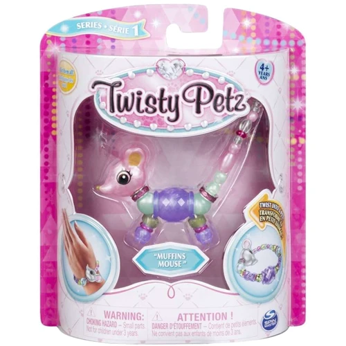 Игрушка Spin Master Twisty Petz серии "Модное превращение" - Мышка Кексик (20105839): Пол Для девочек