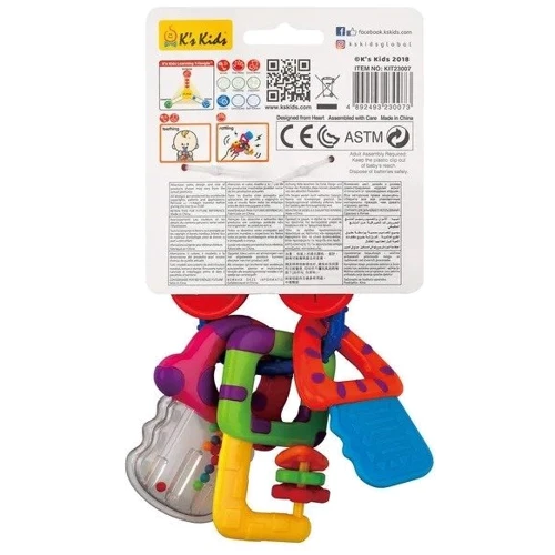 Погремушка K`s Kids Ключики, со световыми эффектами (KIT23007)