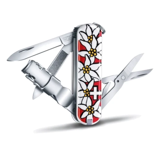 Мультитул Victorinox NailClip 580/65мм/8 функцій/Edelweiss (0.6463.840): Тип мини-мультитул