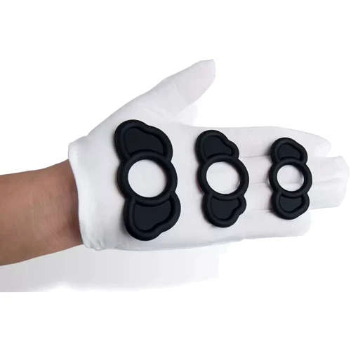 Набор из 3-х силиконовых эрекционных колец Elephant rings (BS6000026)