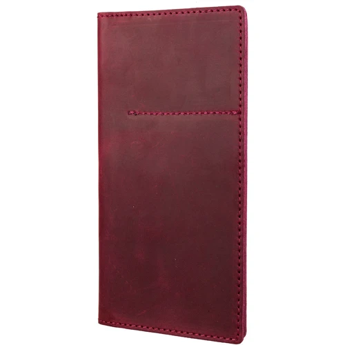 Мужской тревел-кейс DNK Leather бордовый (DNKTravel-Hcol.L)