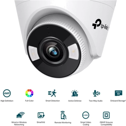 IP-камера відеоспостереження TP-Link VIGI C440 (4mm): Тип корпуса купольная