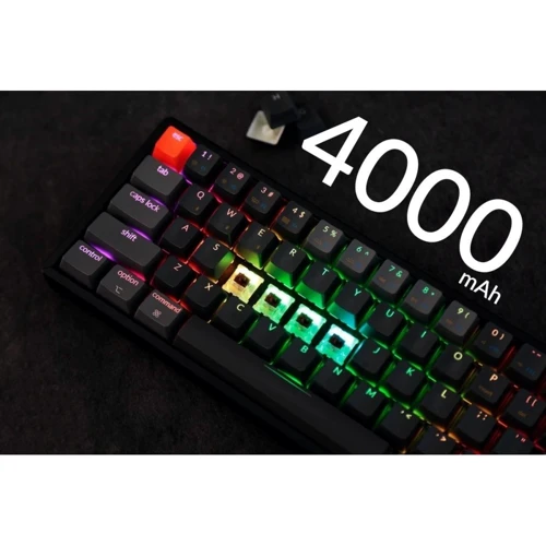 Клавиатура Keychron K6 Aluminum Frame 68 keys, Gateron Brown, Hot-Swap, RGB, Black (W3_KEYCHRON): Тип клавиш механический