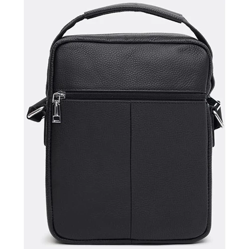 Мужская сумка через плечо Borsa Leather черная (k19747-black): Страна производитель Тайвань