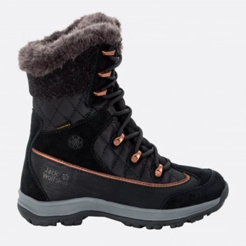 Ботинки Jack Wolfskin Aspen Texapore High W 4041421-6072 38 черные натуральная замша зима