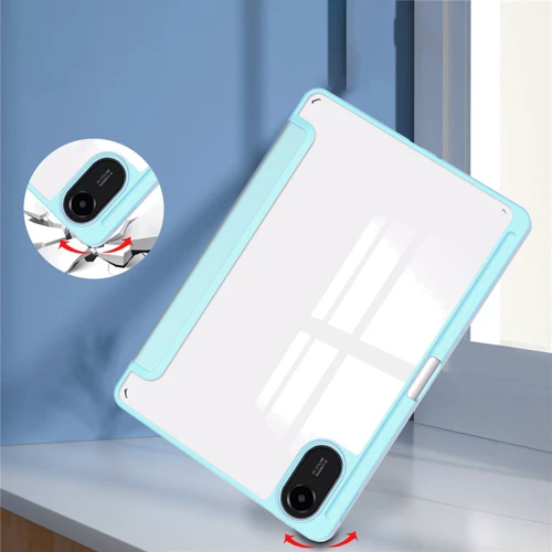 Аксесуар для планшетних ПК BeCover Soft Edge TPU з Pencil Mount Light Blue для Xiaomi Redmi Pad 2 (713661)