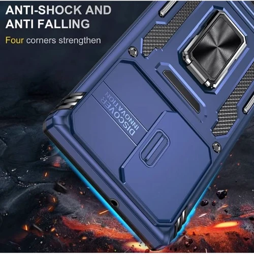 Чехол для телефонов Mobile Case Camshield Army Ring Navy for Samsung S938 Galaxy S25 Ultra фото 6