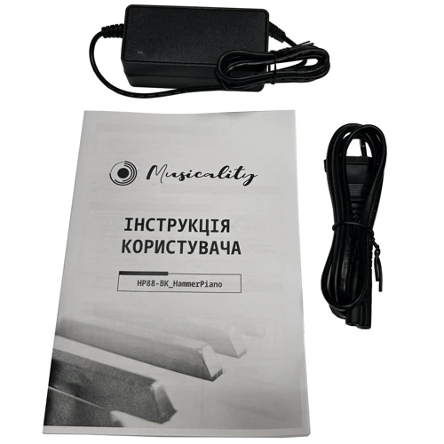 Цифрове піаніно (у комплекті з чохлом) Musicality HP88-WH _HammerPiano