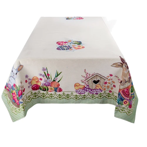 Гобеленова скатертина Lefard PEEPS Кругла 140х140 см (732-282): Форма кругла