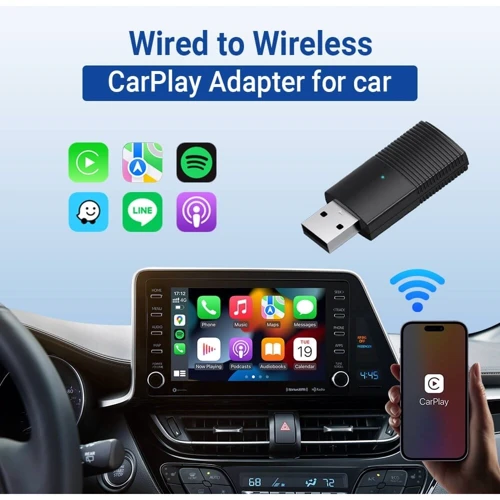 Бездротовий Адаптер Ottocast Mini Wireless CarPlay Adapter for Apple CarPlay (CP86) фото 1