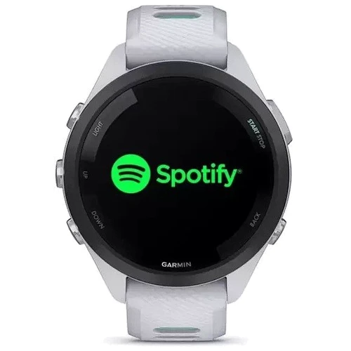 Смарт-часы Garmin Forerunner 265S Black Bezel with Whitestone Case and Whitestone/Neo Tropic Silicone Band (010-02810-14): Материал ремешка Силикон