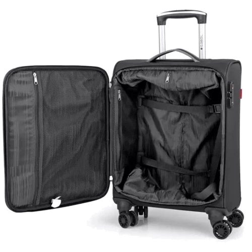 Чемодан Gabol Zambia (S) Black черный (113422-001)/(113401-001): Тип Чемоданы