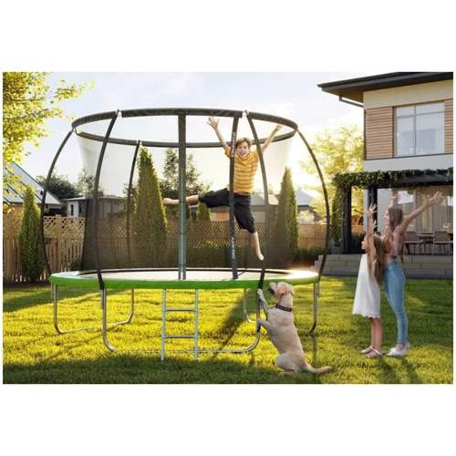 Батут Zipro Fitness Jump Pro Premium із внутрішньою сіткою 8FT 252 см (5902659843180) фото 2