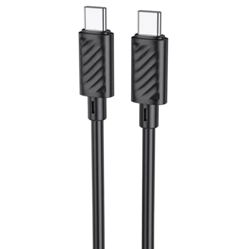Кабель Hoco Cable USB-C to USB-C X88 Gratified 60W 1m Black