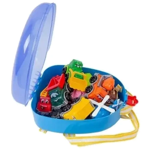 Рюкзак Технок з набором транспорту 10 машинок (9253)