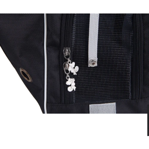 Сумка-переноска Do Do Pet Classik Black M 44х18х31см черная (6931233200028) фото 3