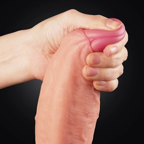 Фаллоимитатор LoveToy Dual Layered Silicone 12" Nature Cock