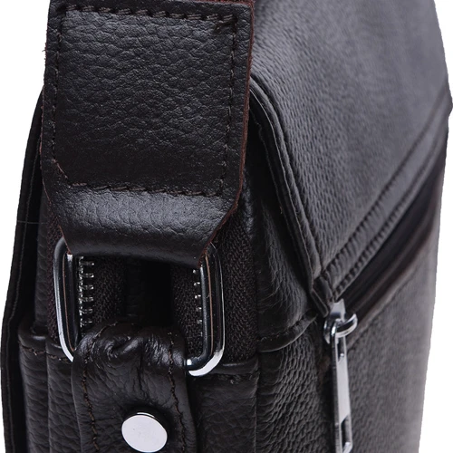 Мужская сумка планшет Keizer коричневая (K13508-brown): Фактура Матовая, Зернистая