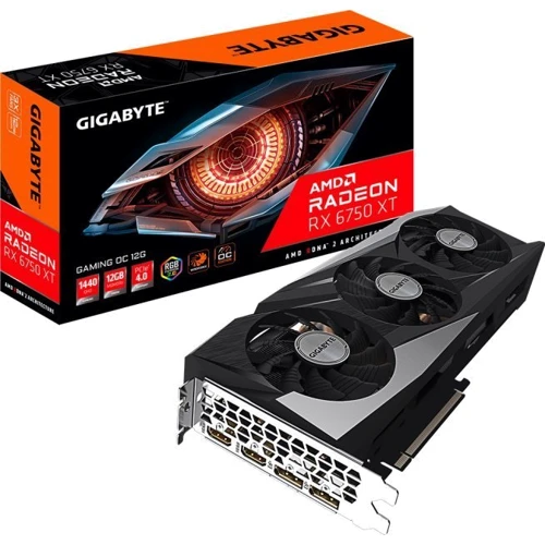 Видеокарта GIGABYTE Radeon RX 6750 XT GAMING OC 12G (GV-R675XTGAMING OC-12GD): Год выпуска 2022