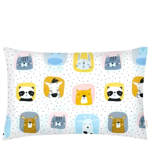 Комплект дитячої постільної білизни Cosas Animals Color Rose (4822052078631)