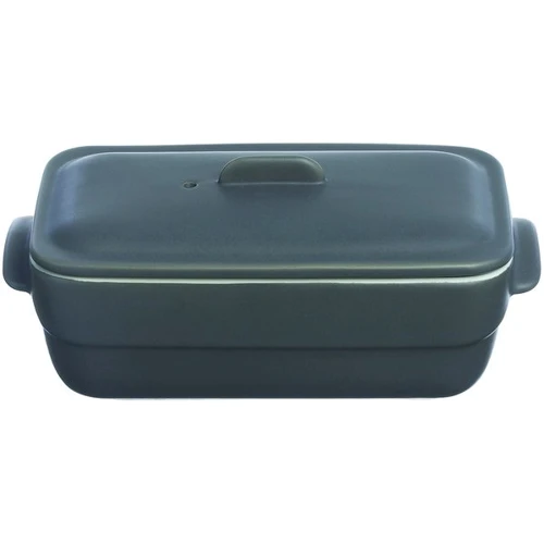 Жароміцне скло Форма Pyrex WAVE Grey Mat C314A04 прямоугл.для Запека / с кришкою (16x9см) фото 2