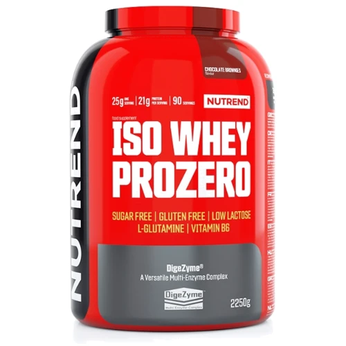 

Nutrend Iso Whey ProZero 2250 g / 90 servings / chocolate brownies