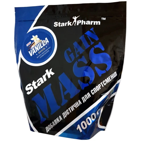 Гейнер Stark Pharm Stark Gain Mass Ostrowia Whey 1000 g /10 servings/ Vanilla