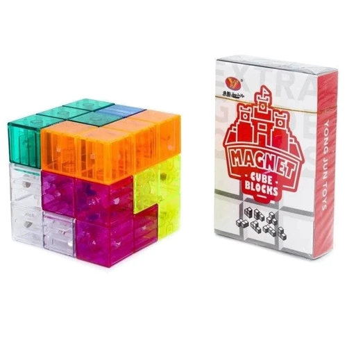 Магнитная головоломка YJ Magnetic Blocks, Кубики Сома (YJ8392)