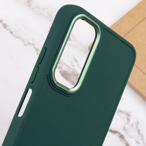Аксессуар для смартфона TPU Case Bonbon Metal Style Army Green for Samsung A525 Galaxy A52/A528 Galaxy A52s 5G/A526 Galaxy A52 5G: Цвет зеленый