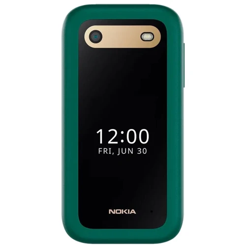 Мобильный телефон Nokia 2660 Flip Green (UA UCRF): Дисплей 2.8" TFT LCD (240 x 320) + 1.77" QQVGA