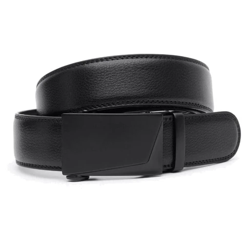 Чоловічий ремінь Borsa Leather чорний (V1GKX28-black)