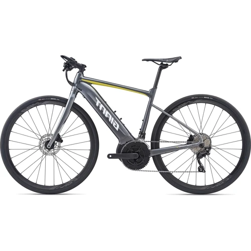 Велосипед Giant FastRoad E+ 1 Pro 25km/h антрацит ML (2003100105): Матеріал рами Алюминий