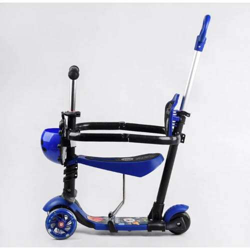 Самокат Best Scooter с защитным бампером синий (44004): Максимальная допустимая нагрузка, кг 60