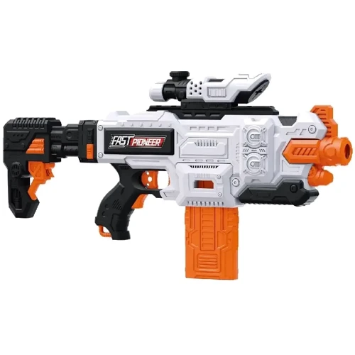 Іграшковий кулемет Fast Pioneer Electric з прицілом та м'якими патронами у магазині 24 шт. (BIG508): Виробник Fast Pioneer