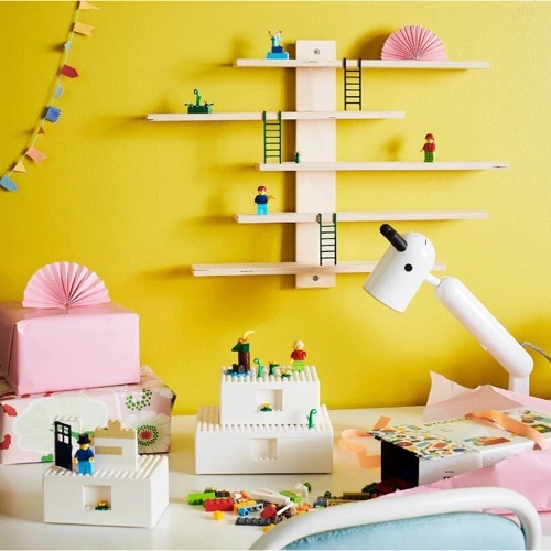 Коробка LEGO з кришкою ІКЕА BYGGLEK 3 шт білий (70372186) фото 5