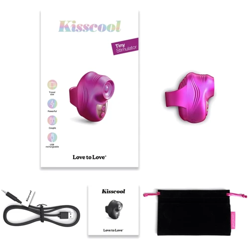 Вибратор на палец Love To Love Kisscool Iridescent Вerry