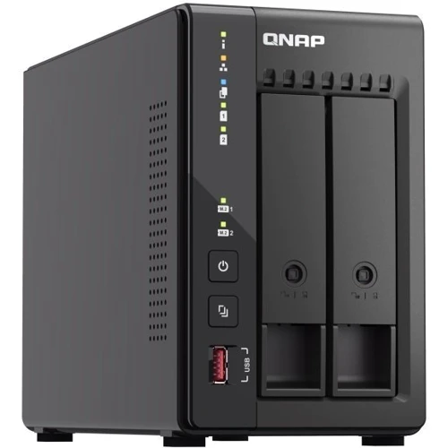 Мережевий накопичувач (NAS) Qnap TS-253E-8G: LAN 2(2,5GbE)