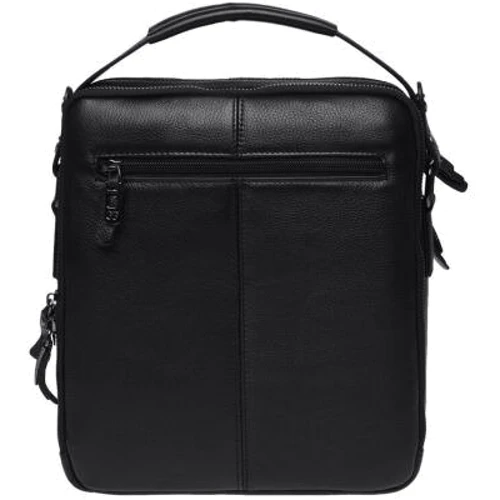 Мужская сумка планшет Giorgio Ferretti черная (5270-8-black): Застежка Молния