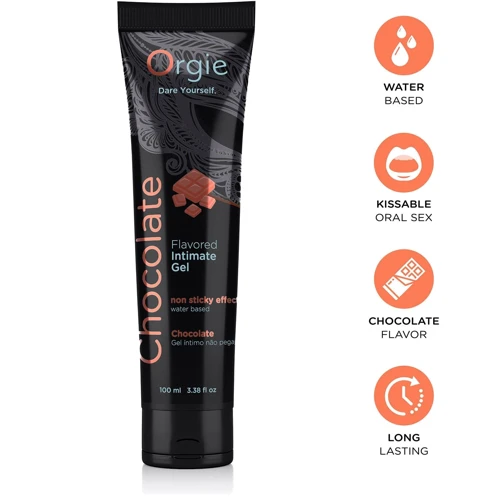 Лубрикант на водной основе Orgie Lube Tube Chocolate, 100 мл, со вкусом и ароматом шоколада
