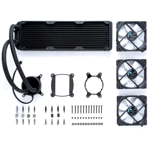 Кулер Fractal Design Celsius S36 (FD-WCU-CELSIUS-S36-BK): Регулировка оборотов широтно-импульсная модуляция (PWM)