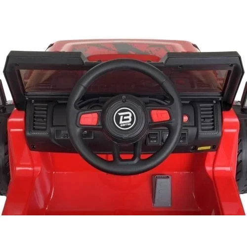 Дитячий електромобіль Джип Bambi Racer, червоний (M 4557EBLR-3): Максимальна швидкість, км/год 6