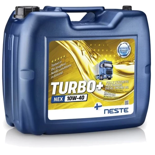 Олія моторна Neste Turbo+ 10W40 NEX E9 синтетична 17кг