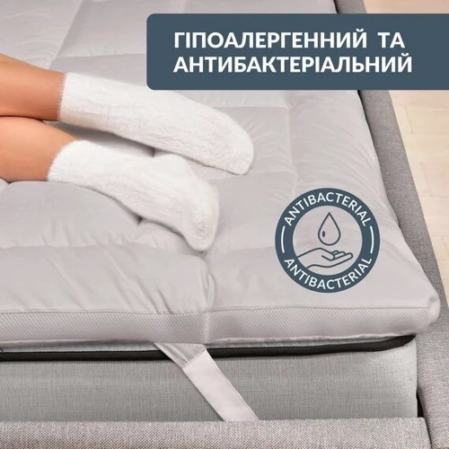 Наматрасник IDEIA Дабл антиаллергенный суперплотный 160x200 см (4820227285907)