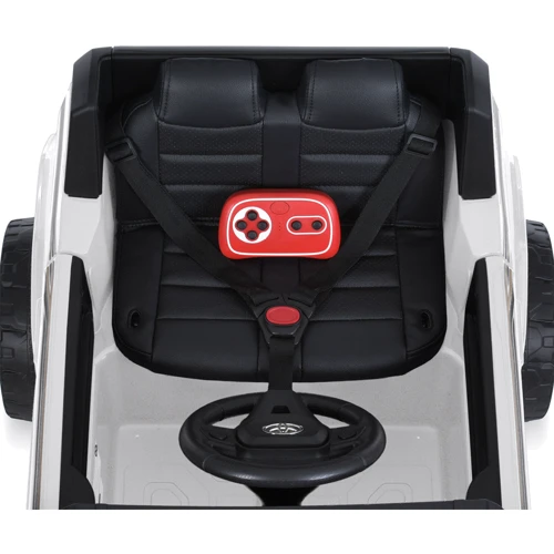 Дитячий електромобіль Bambi Racer Джип білий (2155EBLR-1(24V))