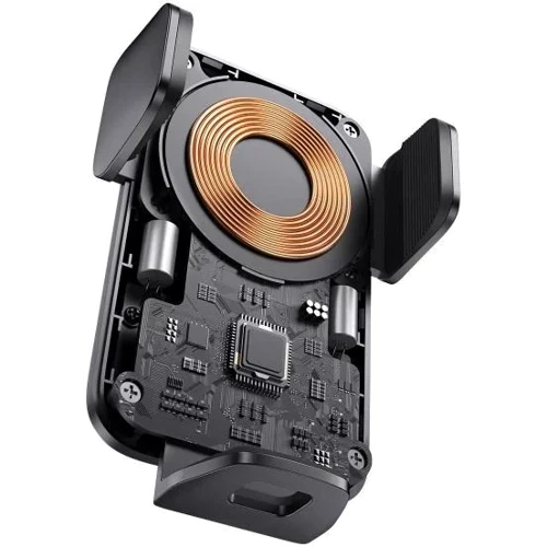 Держатель Baseus Car Holder Wireless Charger Wisdom 15W Black (CGZX000101) фото 7