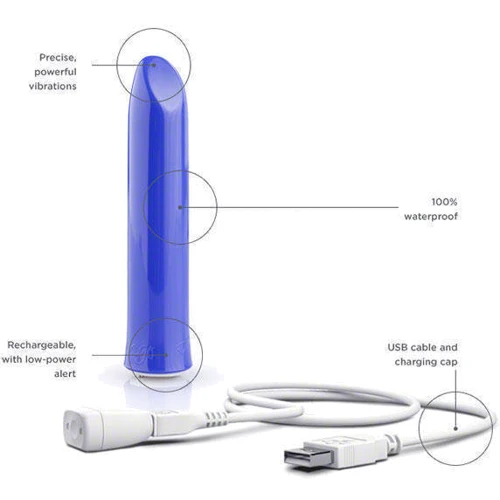 Супермощный мини-вибратор We-Vibe Tango, 9х2 см, голубой