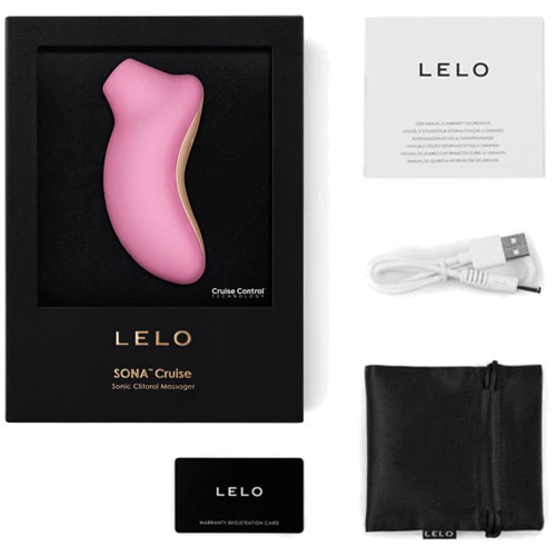 Lelo Sona Cruise - бесконтактный звуковой стимулятор клитора, розовый