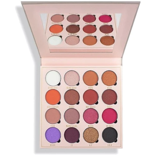 Makeup Revolution Obsession X Belle Jorden Eyeshadow Palette Тени для век Палетка 16 цветов 20.8 g: Вид Палетки теней