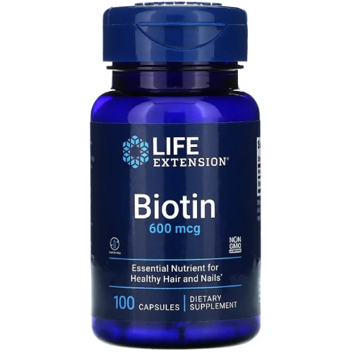 Life Extension Biotin Биотин 600 мкг 100 капсул